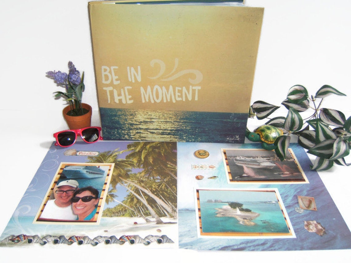 Cruise Vacation Scrapbook Album Travel Scrapbook Album Etsy