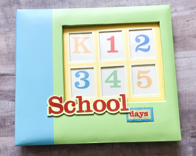 School Days Scrapbook Album School Photo Album Schoolphoto Scrapbook