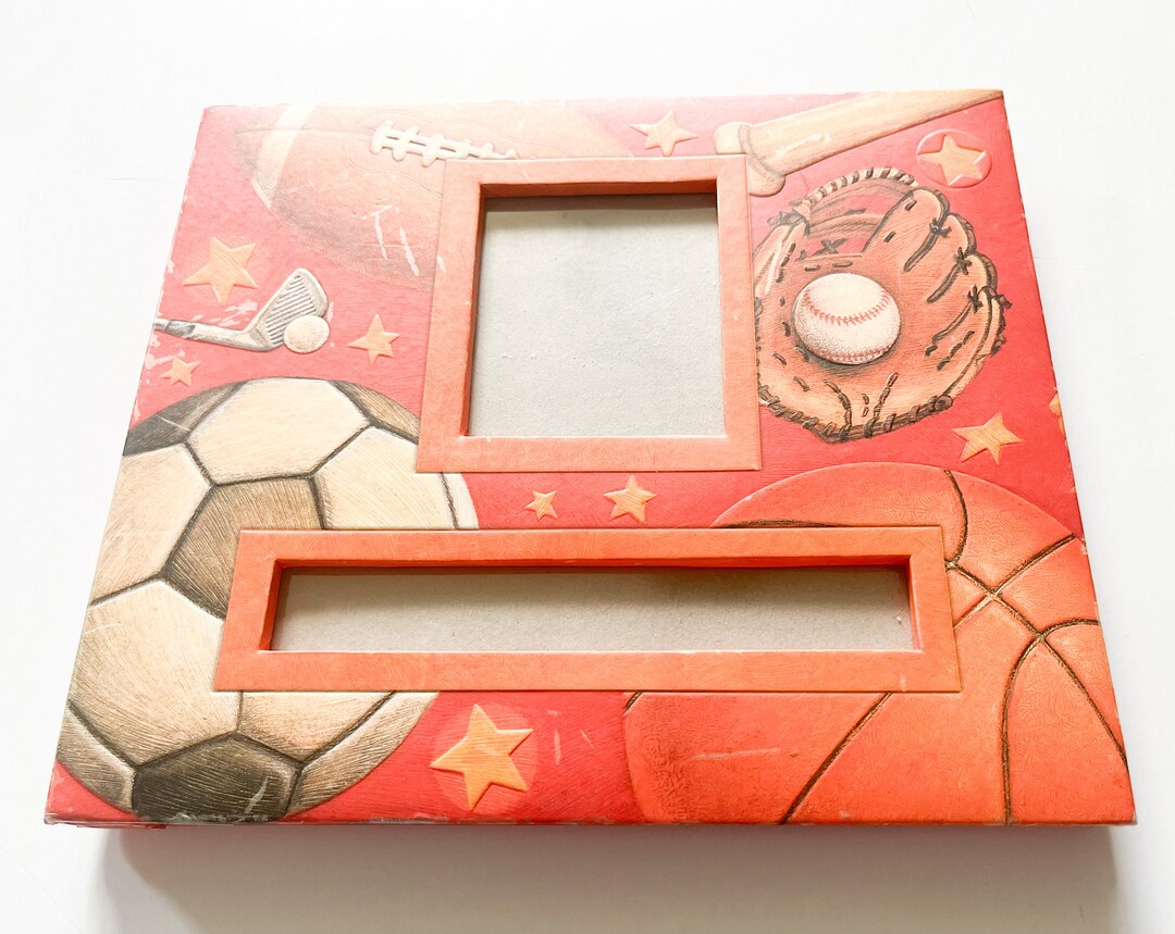 Sports Scrapbook Album Sports Photo Album Memory Photo Etsy