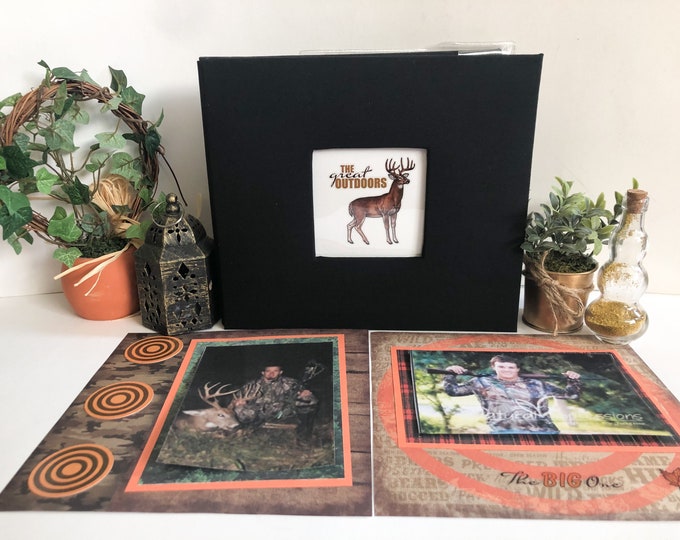 Hunting Scrapbook Album Hunter Gift Idea Father's Day Etsy
