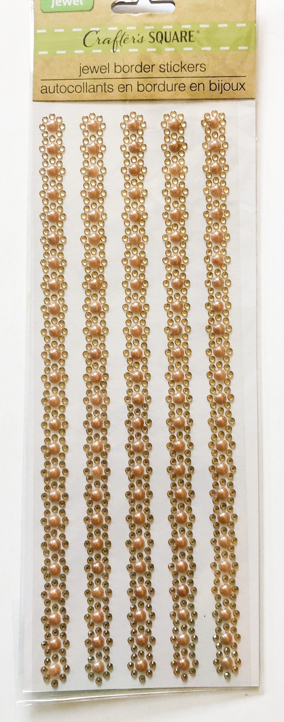 Jewel Border Stickers Gold Jewel Stickers Jewel Etsy