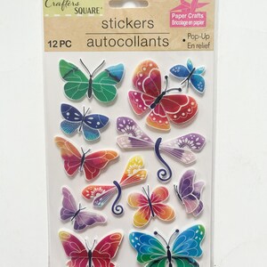 Butterfly Stickers - Scrapbooking Supplies - Butterfly Embellishments - Card Making Supplies - Scrapbooking Embellishments