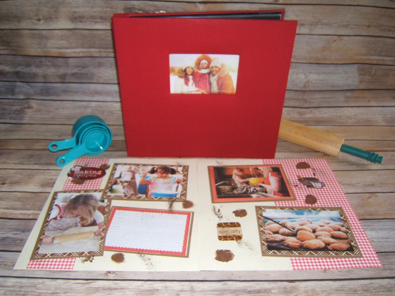 Recipe Scrapbook Album Mom Scrapbook Album Mother's Etsy