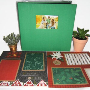 Christmas Photo Album - Premade Christmas Scrapbook