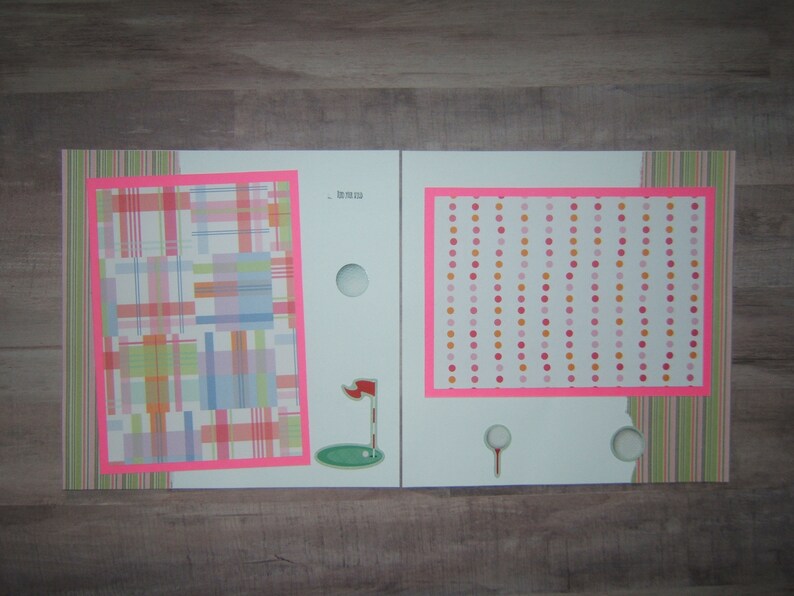 Premade Golf Scrapbook Album Golf Photo Album Golfer Gift Etsy