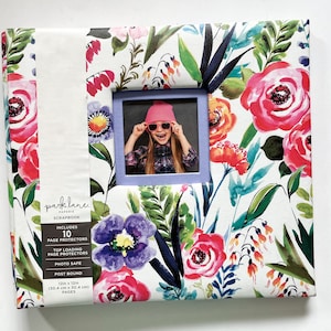 Álbum de recortes de flores - Álbum de fotos de flores silvestres - Álbum de recortes de fotos de niñas - Álbum de recortes de fotos familiares