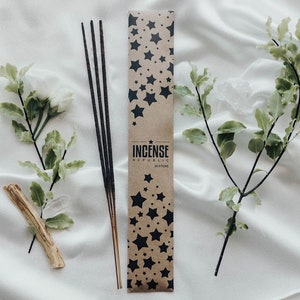 Organic Rosemary | Incense Sticks | Herbaceous | Sweet | Floral | Essential Oil | Harmony | Aromatherapy | 20 Sticks