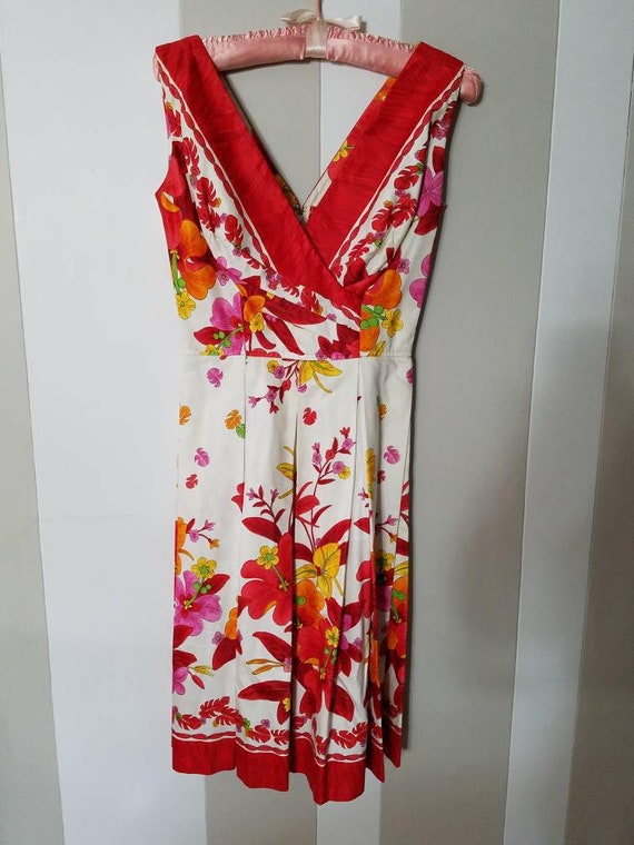 Beautiful Vintage Kamehameha Floral Dress