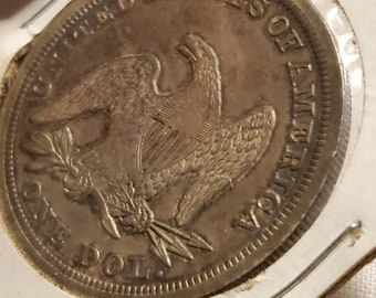 1847 Seated Liberty Silver Dollar Coin - Local Pickup Only - Etsy