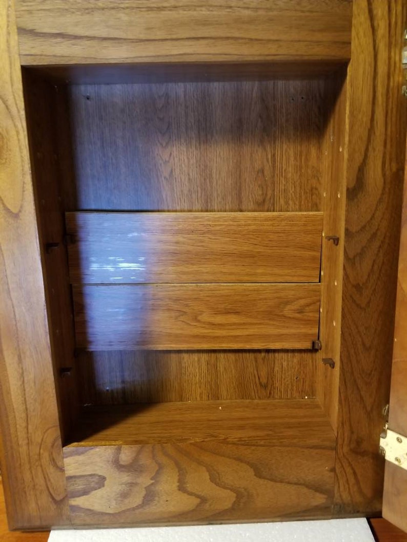 Vintage Rustic Oak Bathroom Etsy