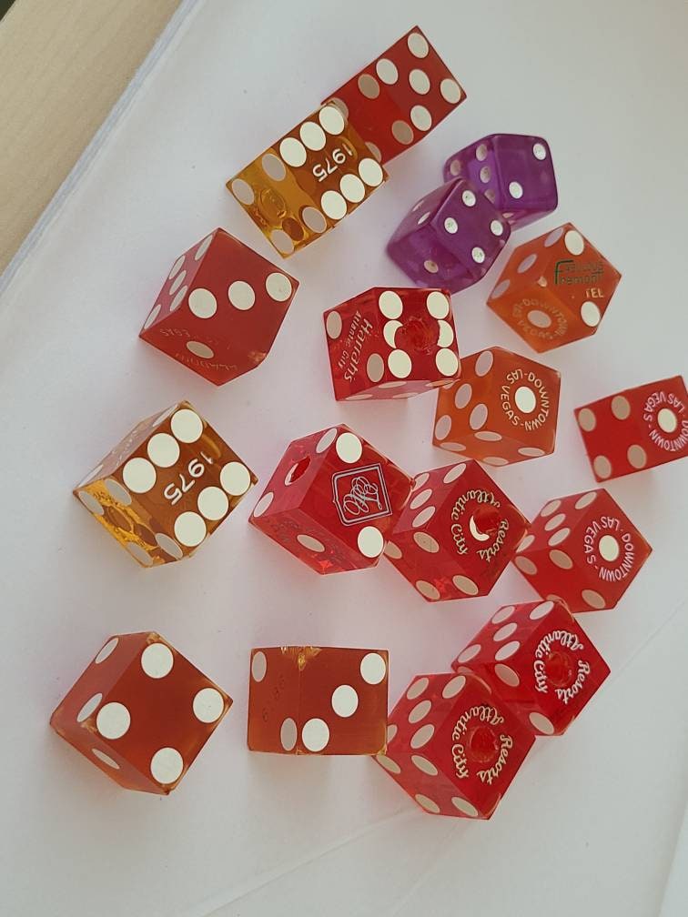 Vintage Las Vegas Casino Dice | Etsy