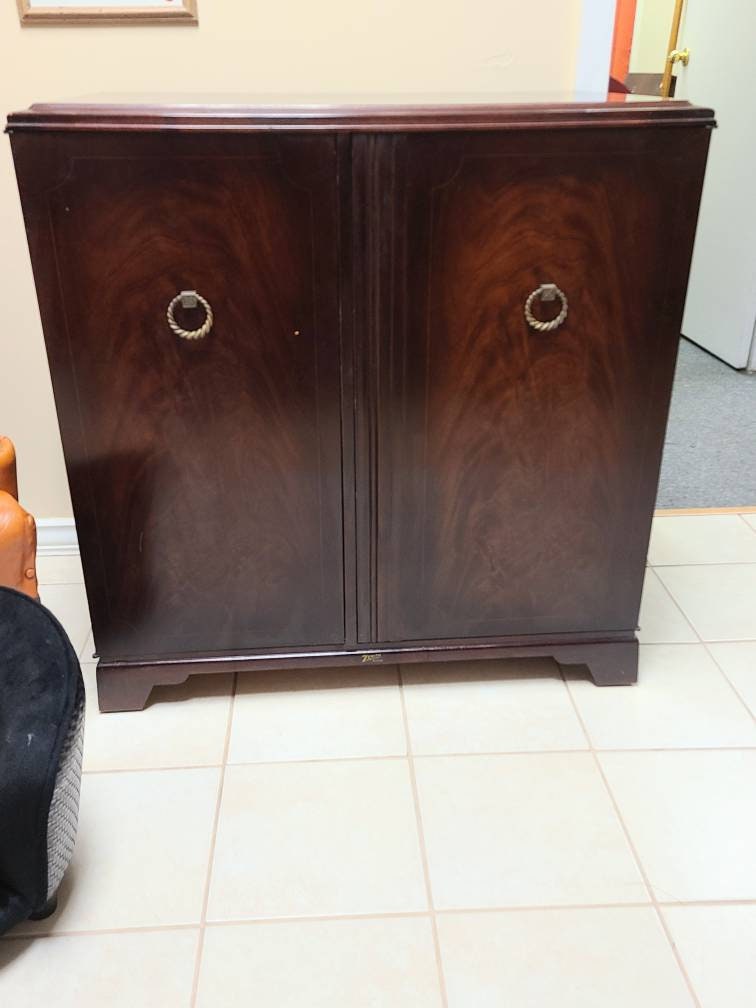 vintage zenith stereo console