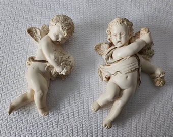 ABCO chaulkware Cherub Decor