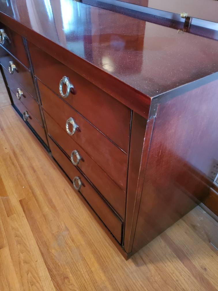 Dixie Mahogany Twin Bedroom Suite local Pickup Only Etsy