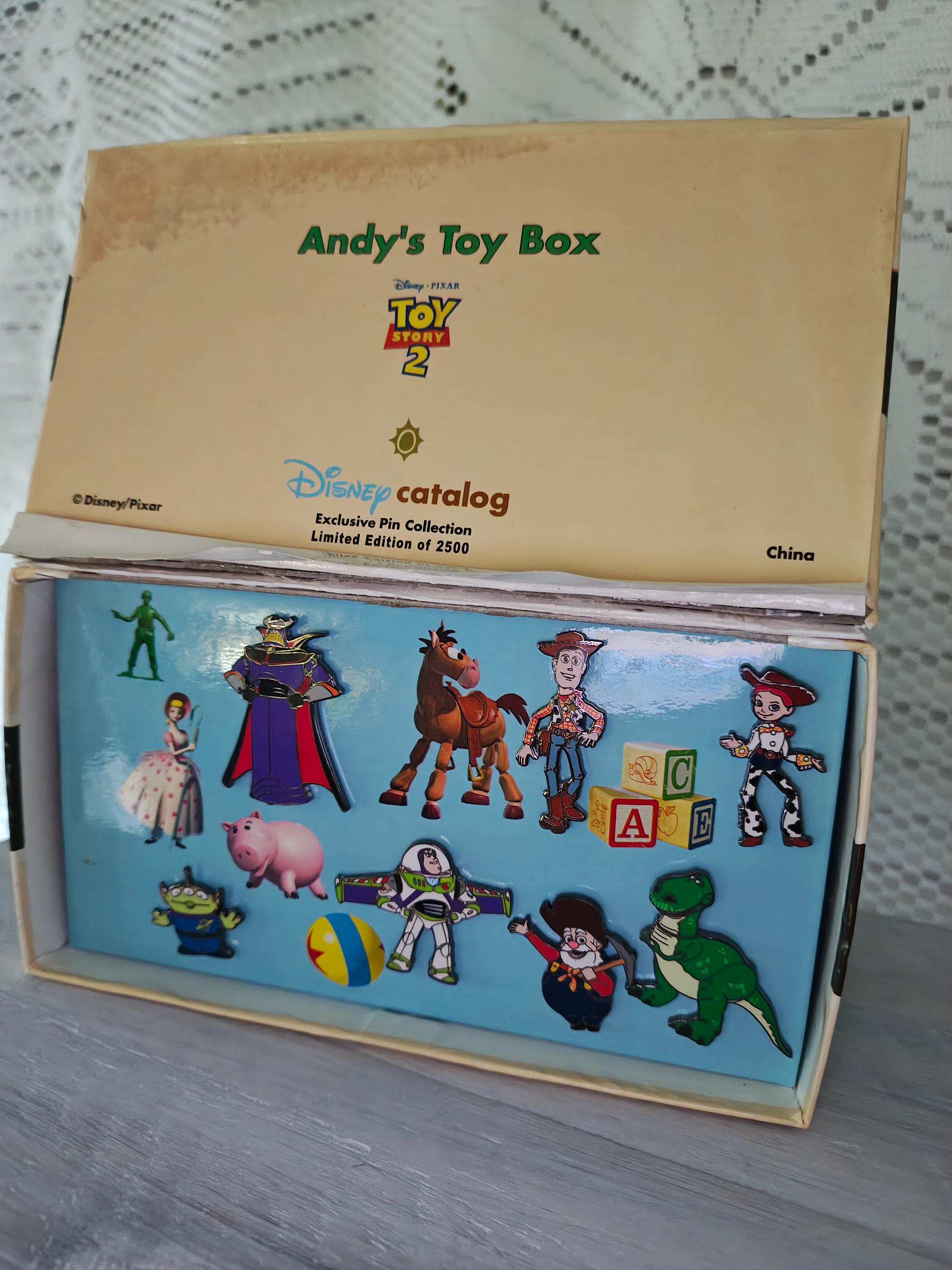 【激レア】トイストーリー2 ピンバッジセットAndy's Toy Box Disney Pins Andy's Toy Box Toy Story 2 - Etsy
