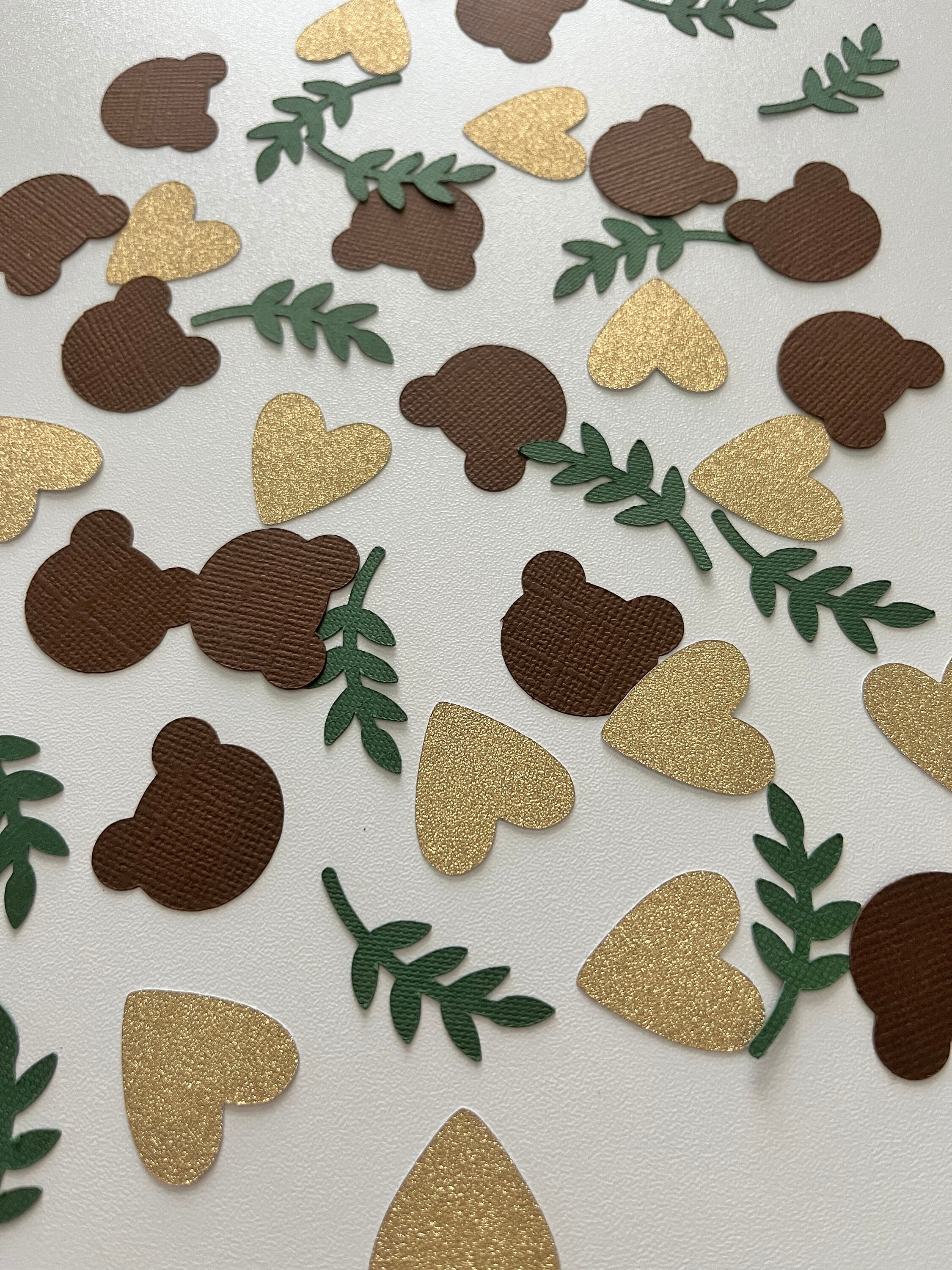 Bear Baby Shower Confetti We Can Bearly Wait Baby Shower Decorations Bear Confetti Bearly Wait Baby Shower Theme