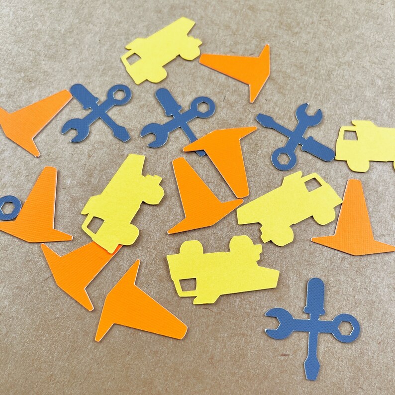 Construction Party Confetti Construction Party Decorations Construction Theme Party Construction Birthday Party