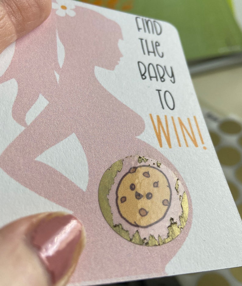 Baby Shower Scratch off Tickets Baby Shower Games Lottery Etsy