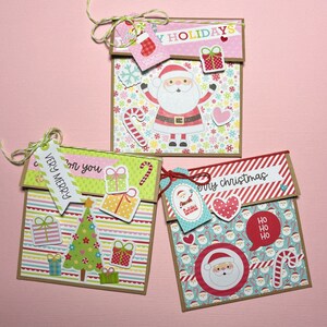 Portacarte regalo di Natale • Buste per carte regalo • Cartolina di Natale • Imbottitura per calze • Confezioni regalo • Idea regalo last minute