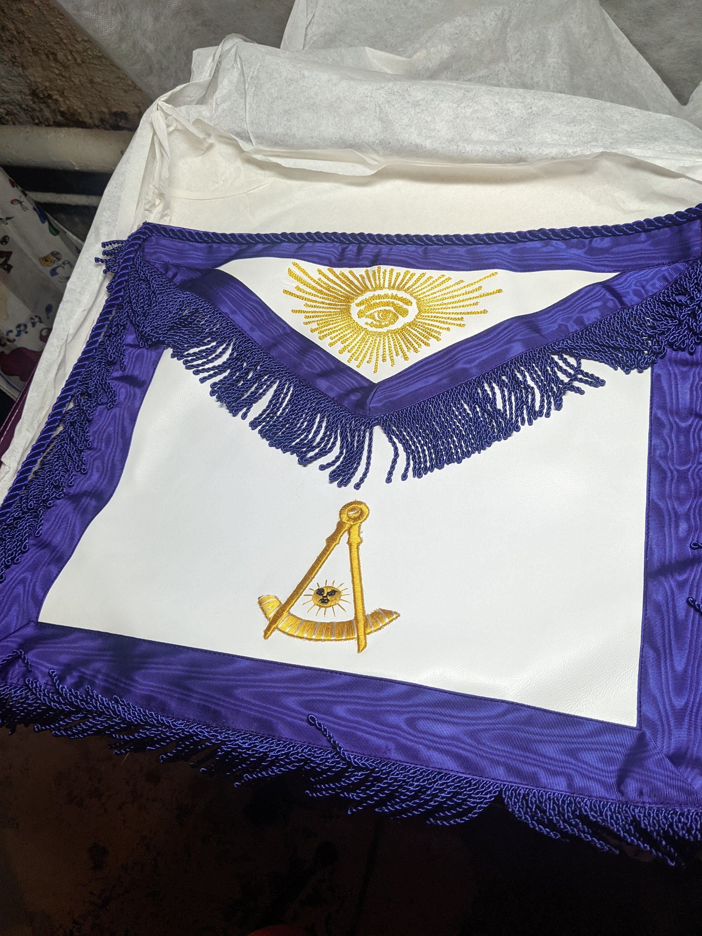 Vintage Masonic Apron - Etsy