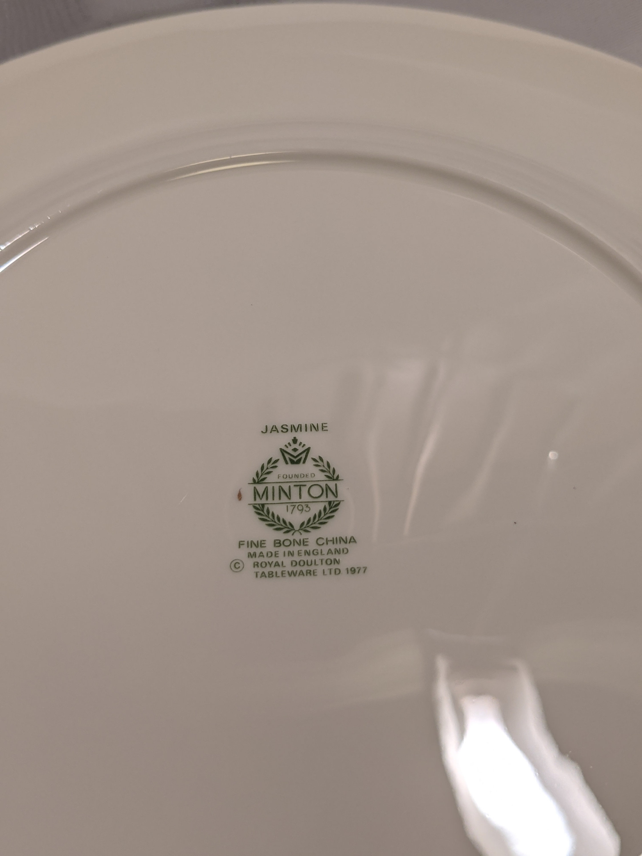 FREE SHIPPING- Vintage Set of 6- Dinner Plates - Minton Royal