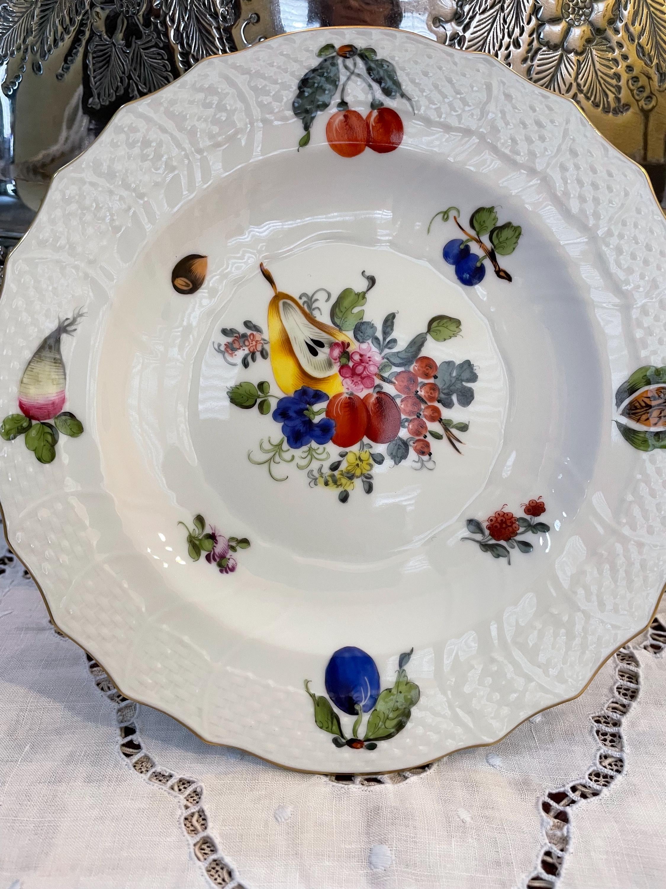 Herend Porcelain Fruits and Flowers - Etsy