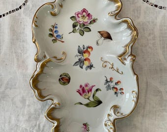 Vintage Herend Hungary Porcelain Miniature Bell Rothschild Bird