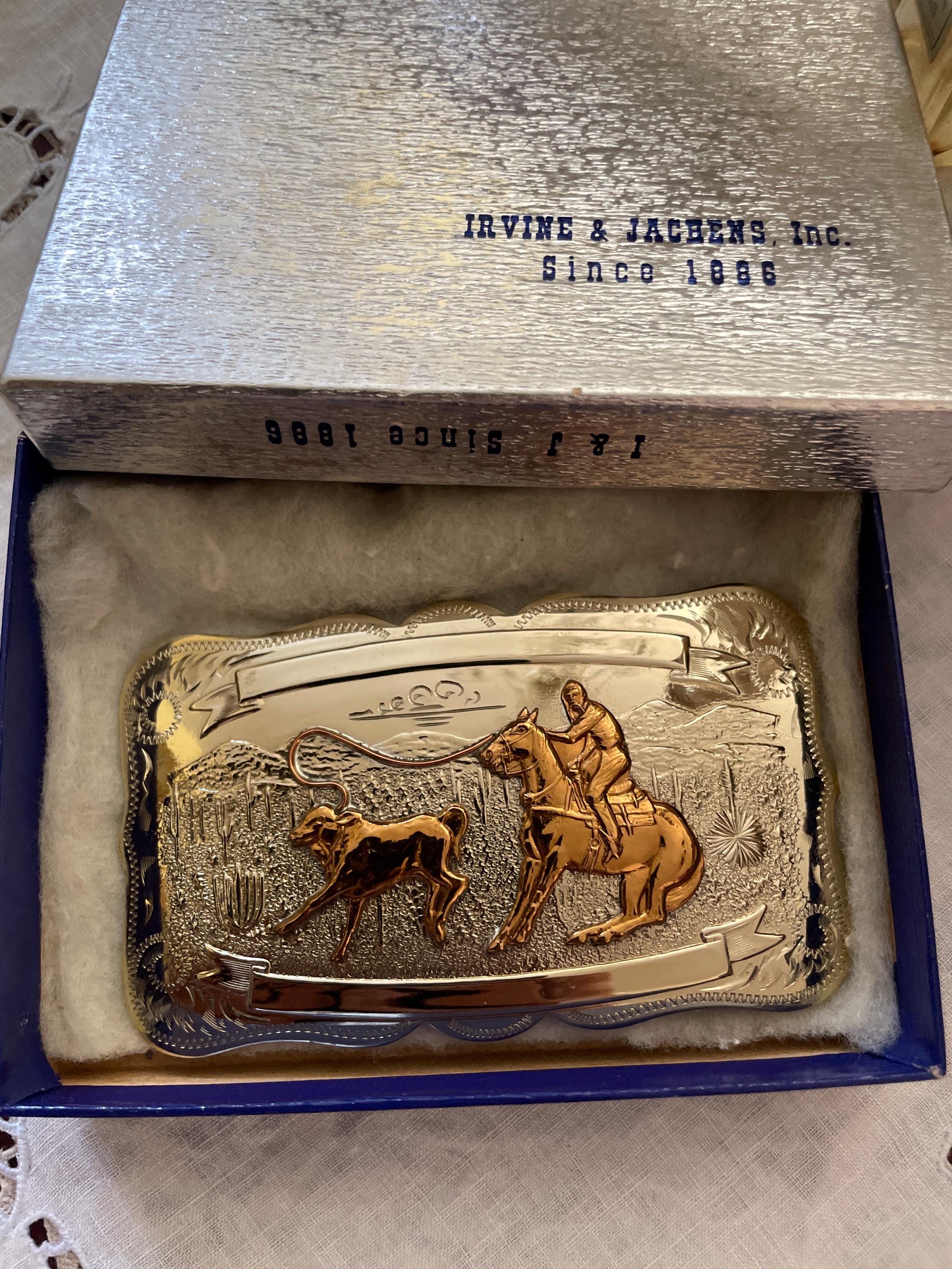 FREE Shipping-vintage Irvine & Jachens Inc. German Silver 