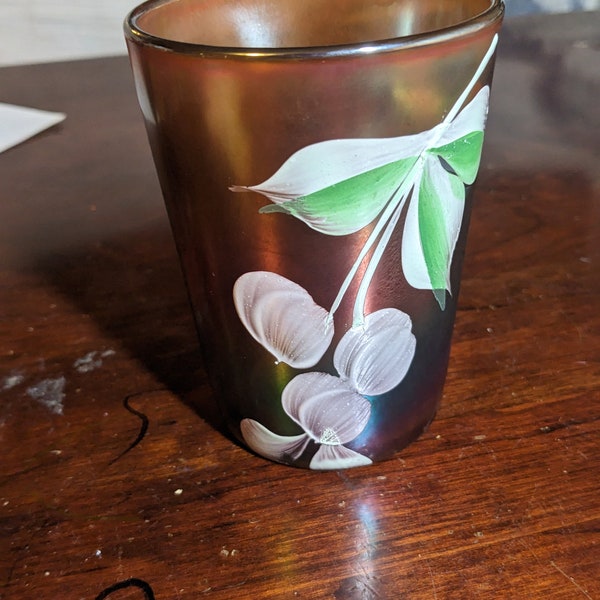 Blue Carnival Glass Etsy