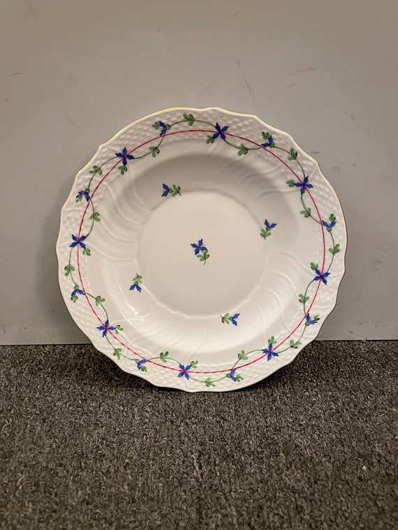 食器 HERENDHVNGARY HANDPAINTED Herend Hungary Basket, Porcelain