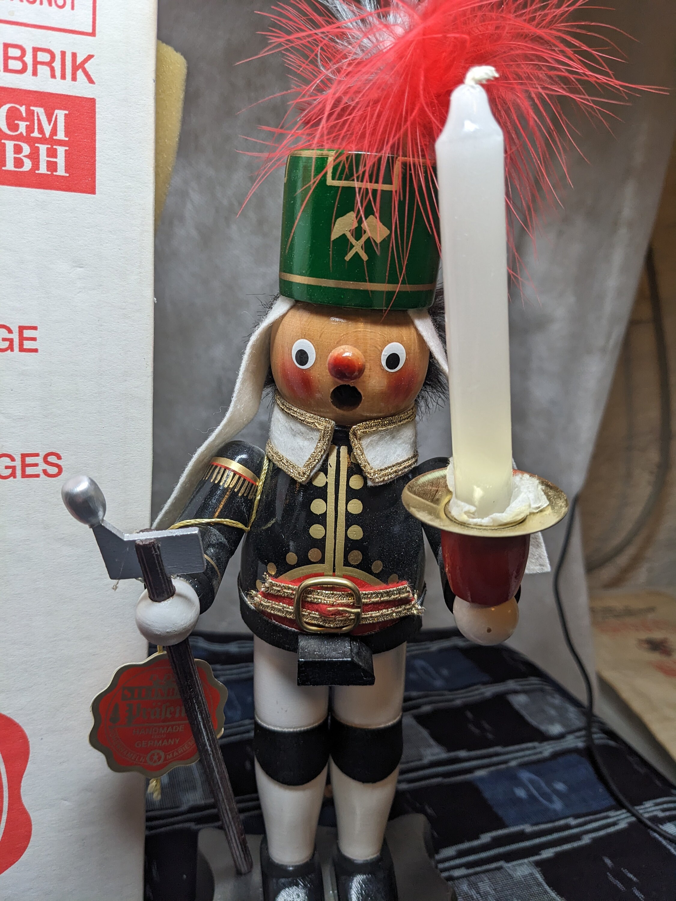 FREE SHIPPING- Vintage Steinbach German Hand Crafted Wooden Nutcracker ...
