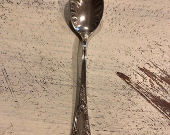 FREE SHIPPING-Dominick Haff-Antique 1888- Sterling Silver- Louis XIV -4 3/8 “ Egg Spoon