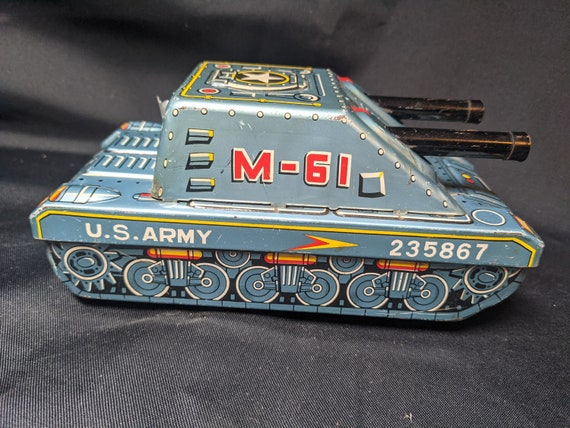 貴重　デッドストック品　増田屋　M-12 ARMY TANK 505-8 レトロ 当時物 増田屋 MODERN TOYS MADE IN JAPAN M-45-MISSILE