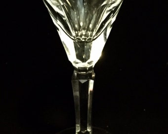 FREE SHIPPING-Elegant-Waterford-Cut Crystal-Sheila-Cut Panels-Stemmed-3 7/8"-Liqueur Cordial Glass-Old Hallmark