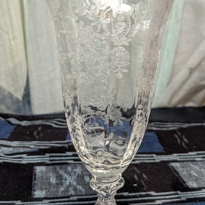 Cambridge Rose Point Glassware - Etsy