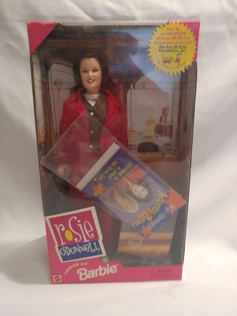 FREE SHIPPING 1999 Friends of Barbie Collection. Rosie O'Donnell Doll. Mattel 22016. New in Box. Never Opened image 1