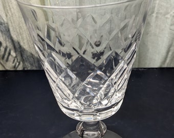 FREE SHIPPING- Vintage Maryland Water Glass by Heisey. Stem # 5024, Cut # 964. Discontinued Pattern. 1941 - 1957. See Below!