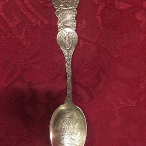 FREE SHIPPING-1893 Columbian Exposition-Sterling Silver-Spoon