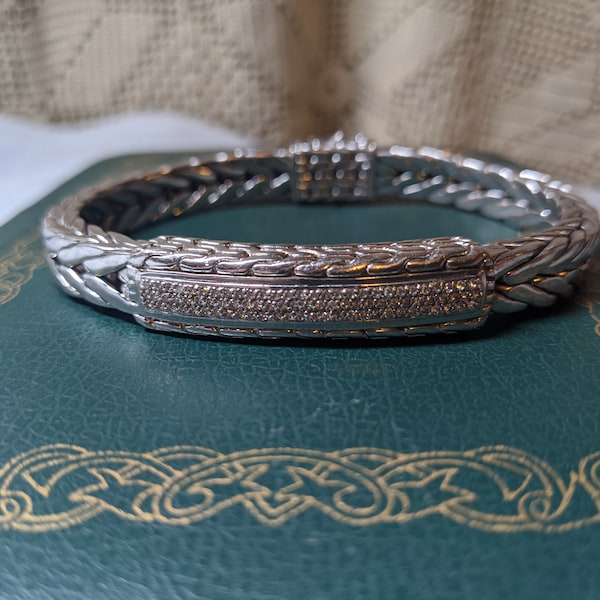 Diamond Encrusted Bracelet Etsy