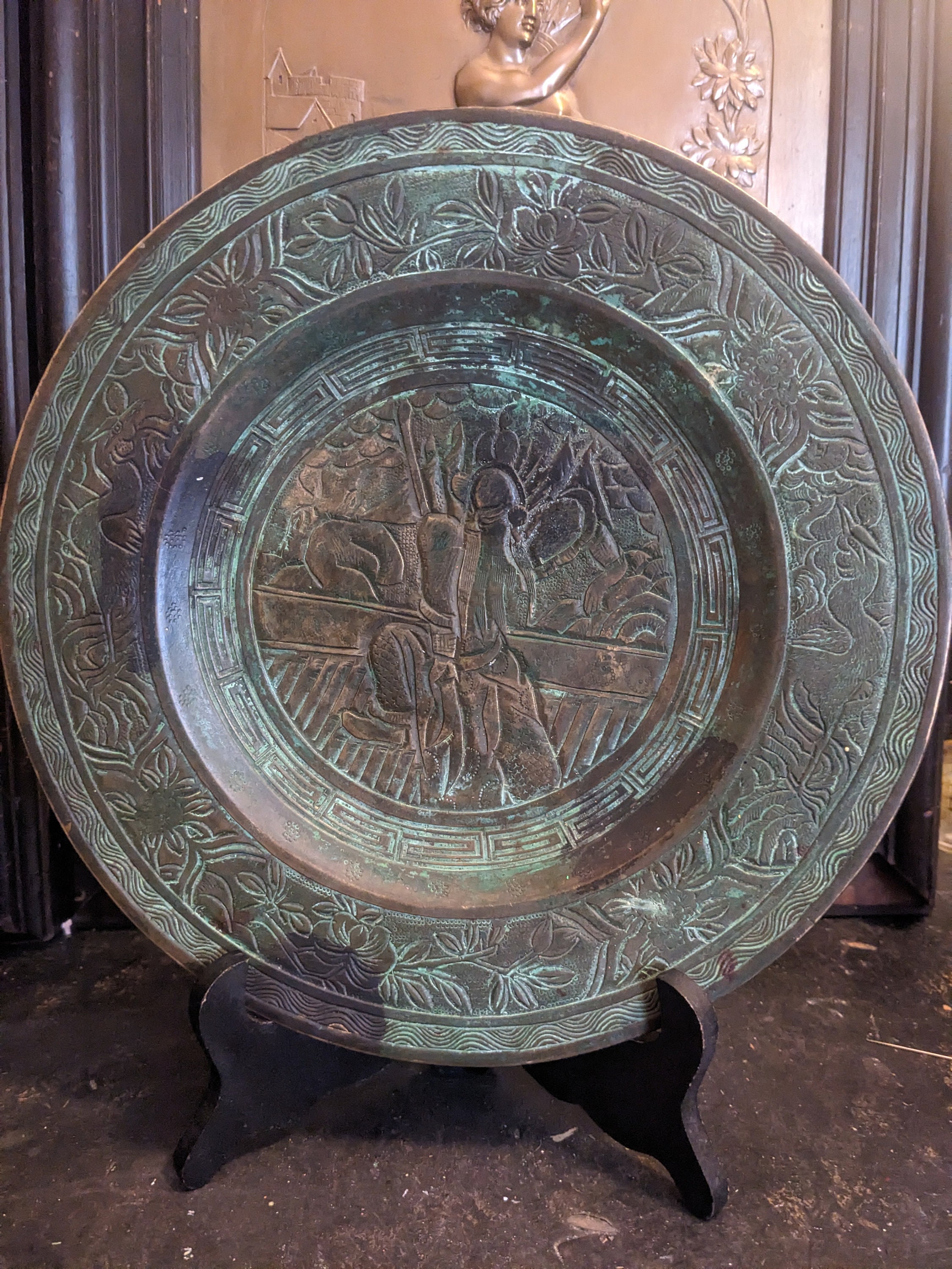 FREE SHIPPING- Antique Bronze Chinese Dynastic Period Ritual