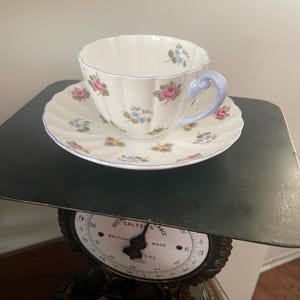 FREE SHIPPING-Shelley English Rose, Pansy Forget-Me-Not- Collectible Cup and Saucer
