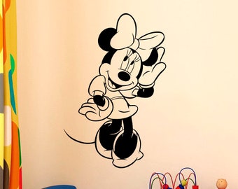 Walt Disney Interior Decoration Mickey Mouse Wall Decal Etsy