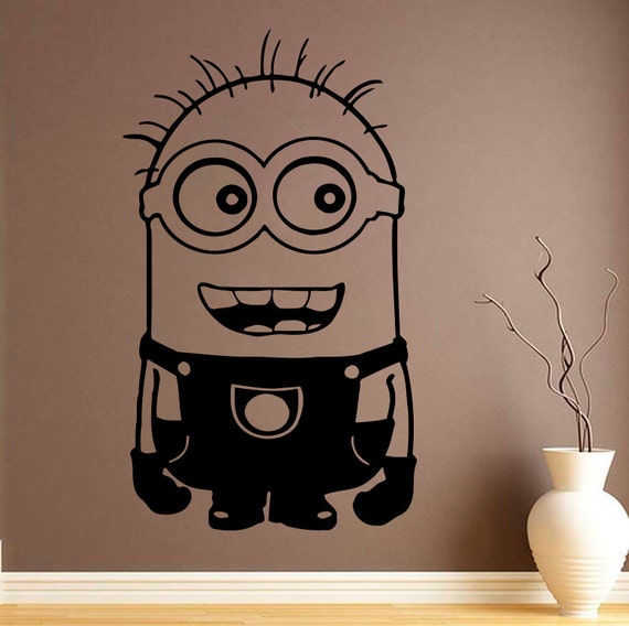 minion wall decal minions vinyl stickers cartoon wall decals wall