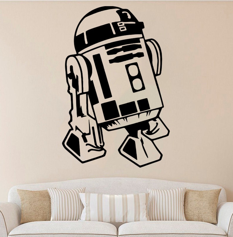R2D2 Wall Decal Star Wars Vinyl Sticker Comics Wall Decals Etsy R2D2 Wall Decal Star Wars Vinyl Sticker Comics Wall Decals Etsy