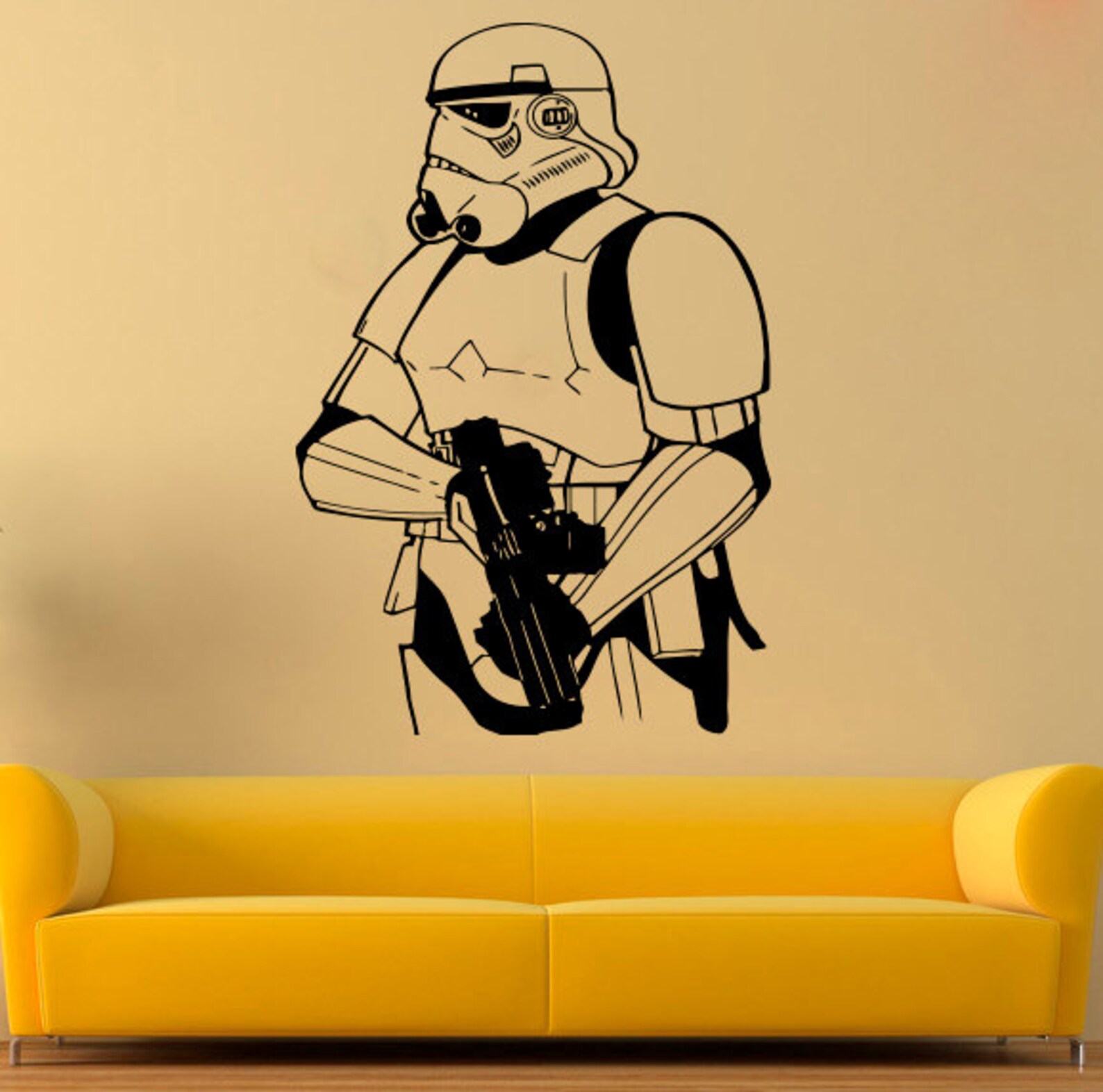 Stormtrooper Vinyl Sticker Star Wars Wall Decal Comics Vinyl Etsy