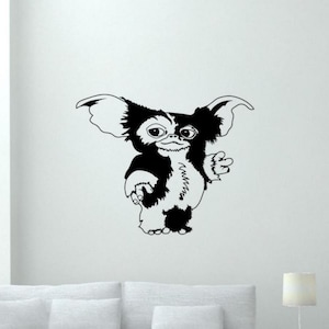 Mogwai Decal Wall Vinyl Sticker Gizmo Gremlin Decor Wall Art Sign Gift Poster Stencil Mural Print 2147