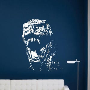 Godzilla Wall Decal Vinyl Sticker Sign Kids Room Decor Movie Theater Wall Art Children Gift Poster Door Car Window Mural 4110