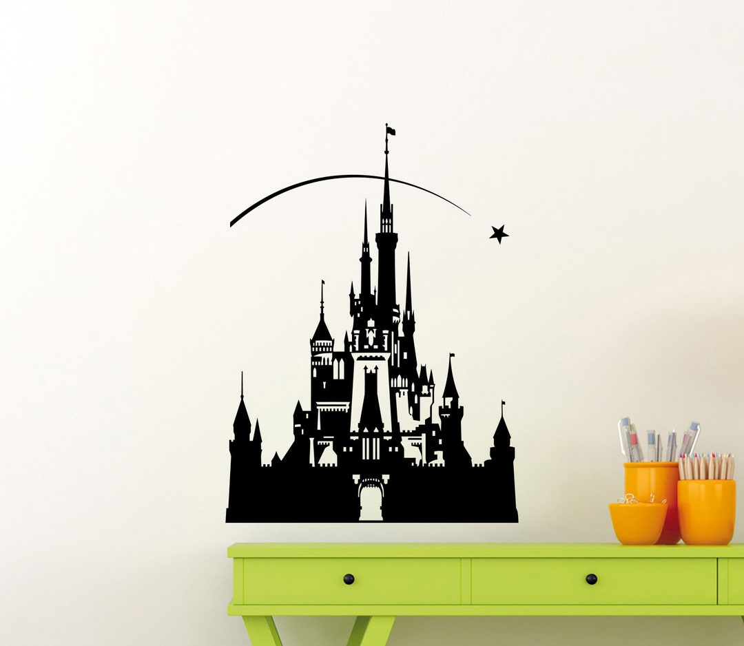 Castle Wall Sticker Vinyl Decal Nursery Decor Wall Art Decorations ...