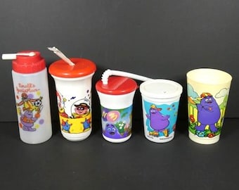 1 Vintage McDonald's Plastic Cup Cup Astronauts Park Coca Cola