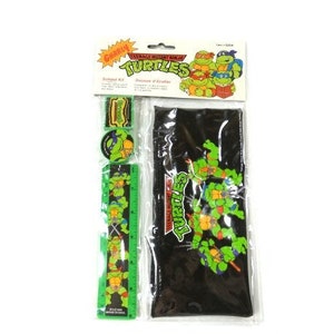 Vintage TMNT-schoolkit verzegelde Teenage Mutant Ninja Turtles-set Teenage Mutant Hero Turtles 1989